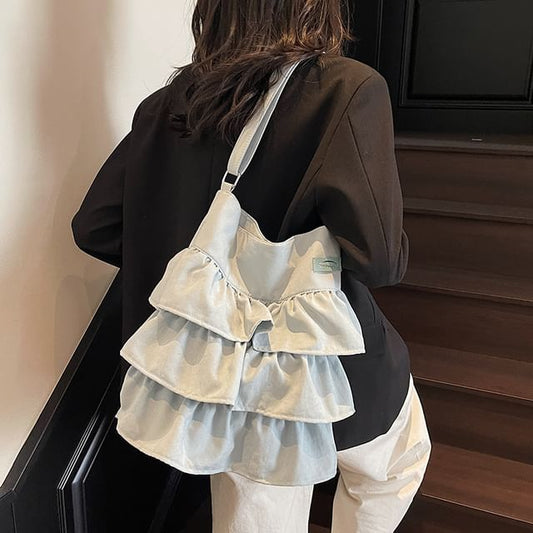 Bag Ruffle Plain Tote