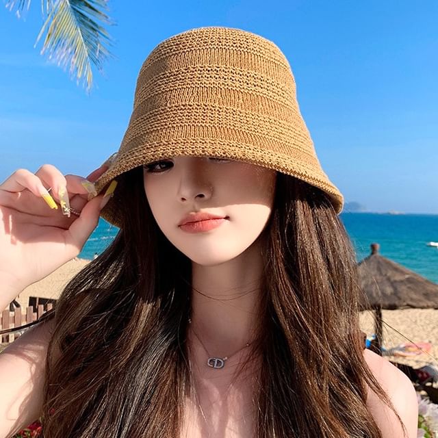 Cloche Hat Plain Straw