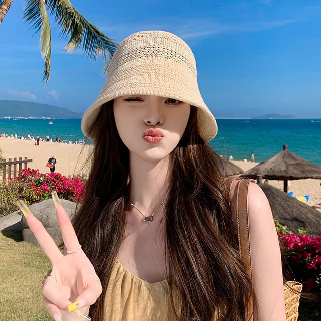 Cloche Hat Plain Straw