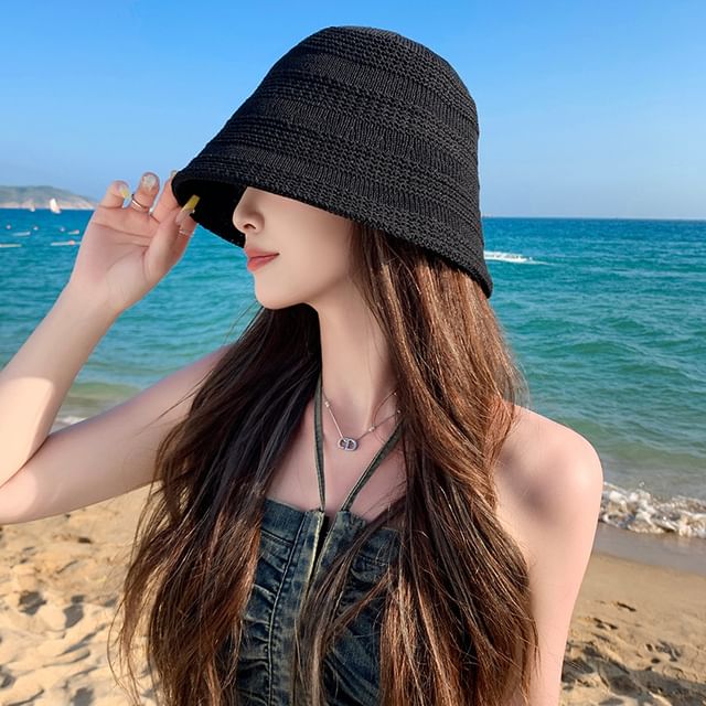 Cloche Hat Plain Straw