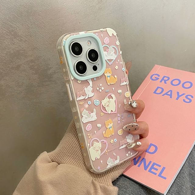 / Animal Strap Phone Set Case