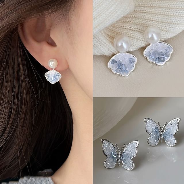 Earring (Various Alloy Crystal Faux Designs) Drop