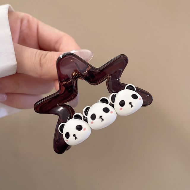 (Various Designs) Panda Claw Clip Hair