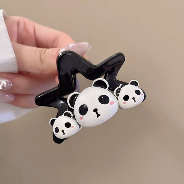 (Various Designs) Panda Claw Clip Hair