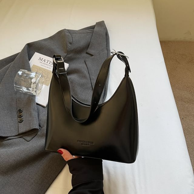 Faux Bag Lettering Shoulder Leather