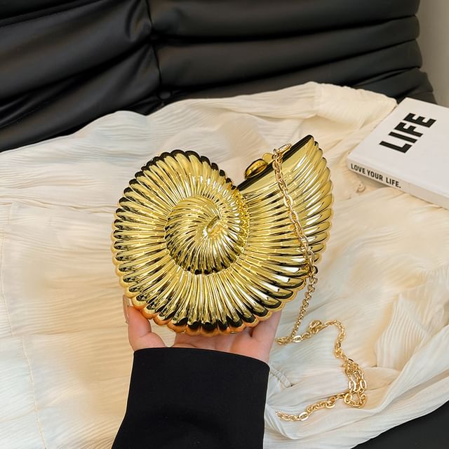 Bag Evening Strap Chain Shell