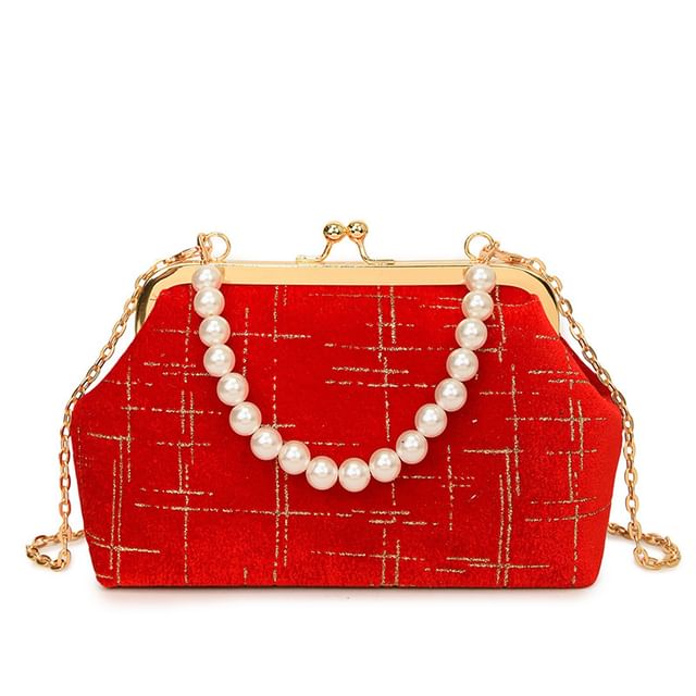 Bag Lock Strap Crossbody Chain Kiss Velvet