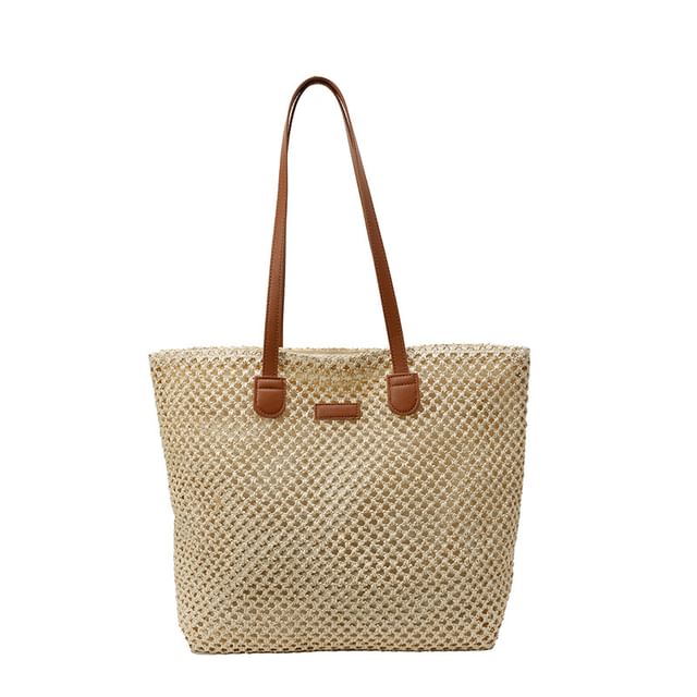 Tote Perforated Bag Straw