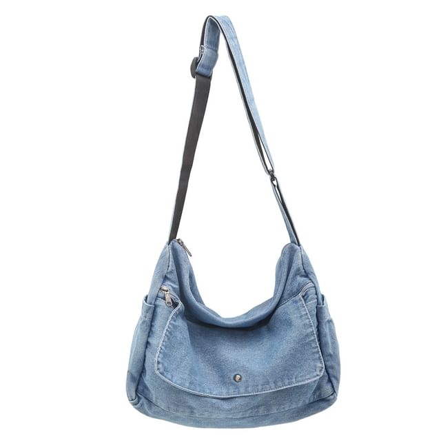 Crossbody Washed Bag Denim