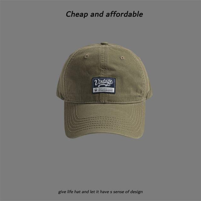 Applique Cap Label