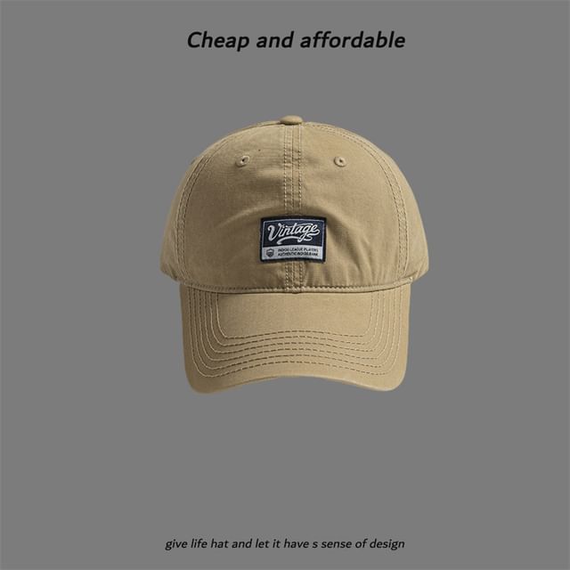 Applique Cap Label