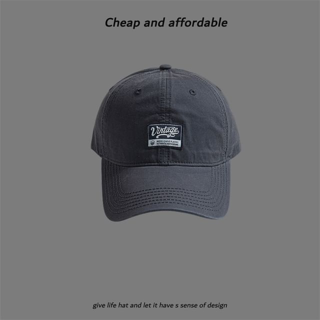 Applique Cap Label