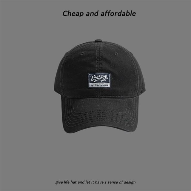 Applique Cap Label