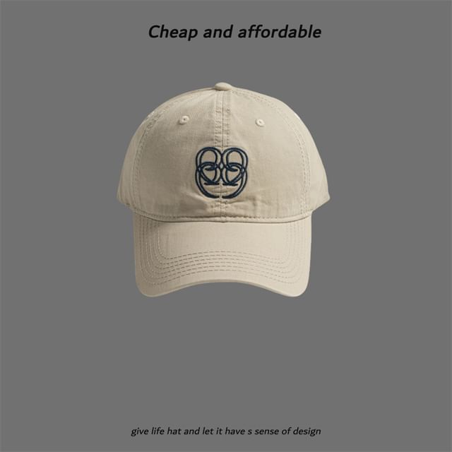 Letter Embroidered Cap