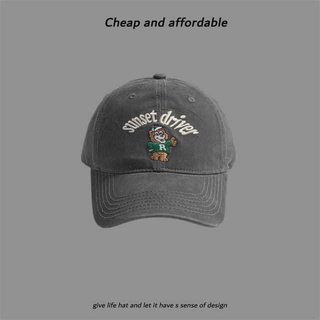 Cap Embroidered Bear