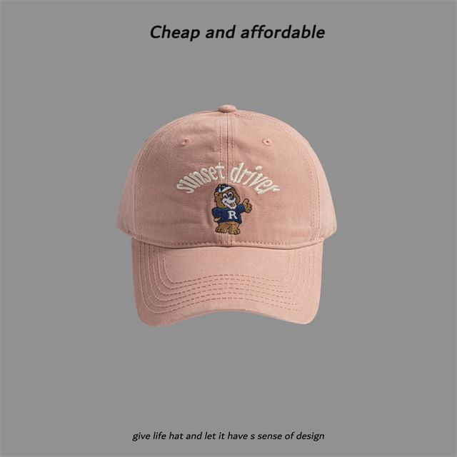 Cap Embroidered Bear
