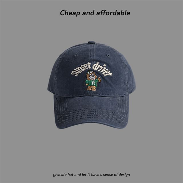 Cap Embroidered Bear