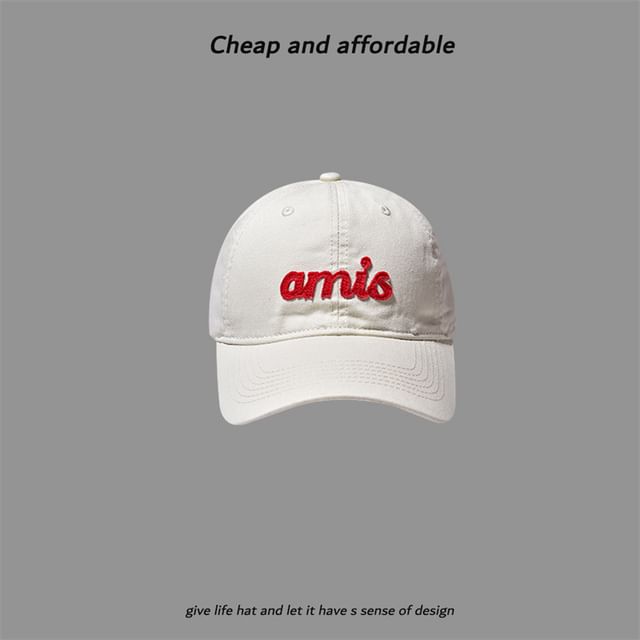 Embroidered Cap Letter