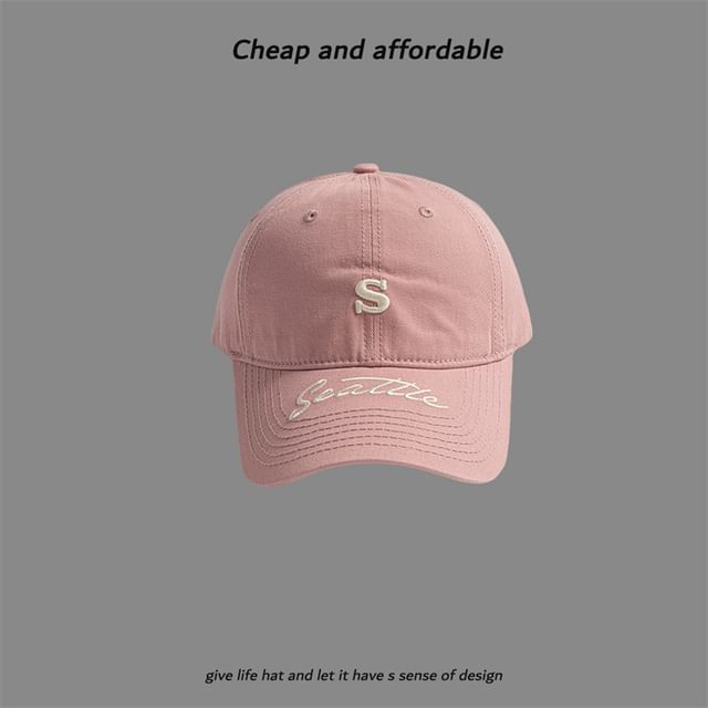 Letter Cap Embroidered