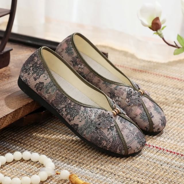 Flats Print Panel Floral