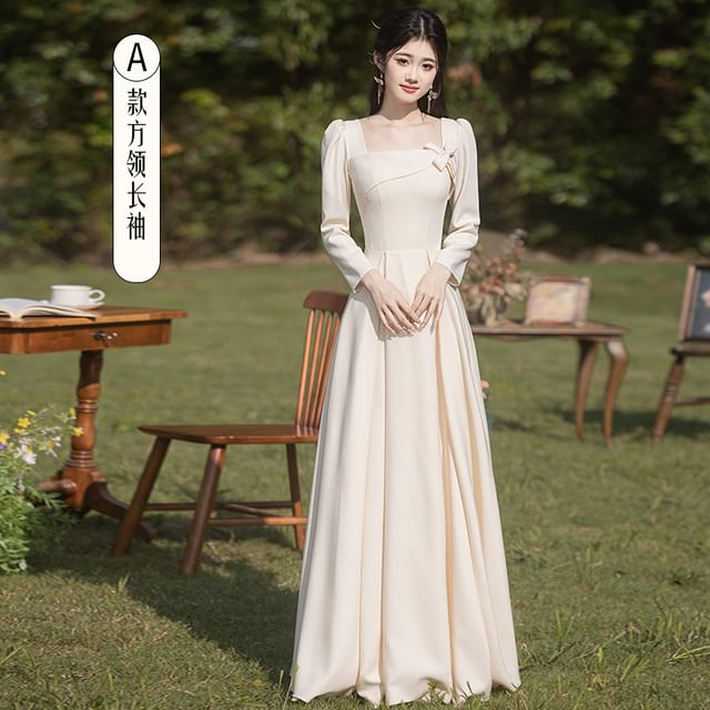 Designs) Evening Plain Bridesmaid (Various Gown