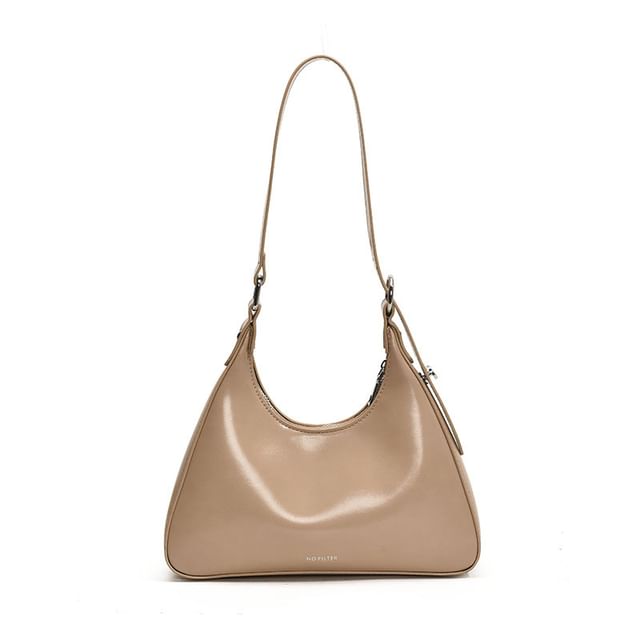 Lettering Faux Tote Leather Bag