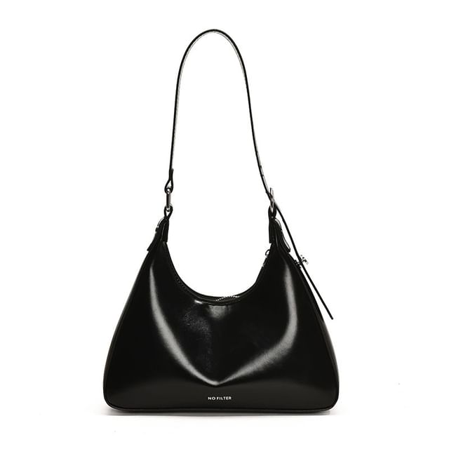 Lettering Faux Tote Leather Bag