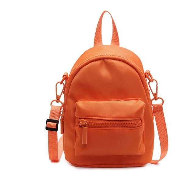 Backpack Plain Multi-Pocket