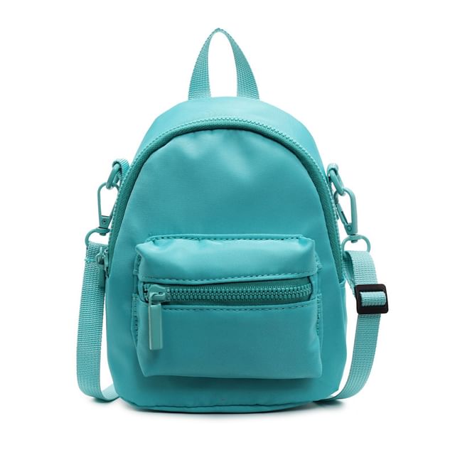 Backpack Plain Multi-Pocket
