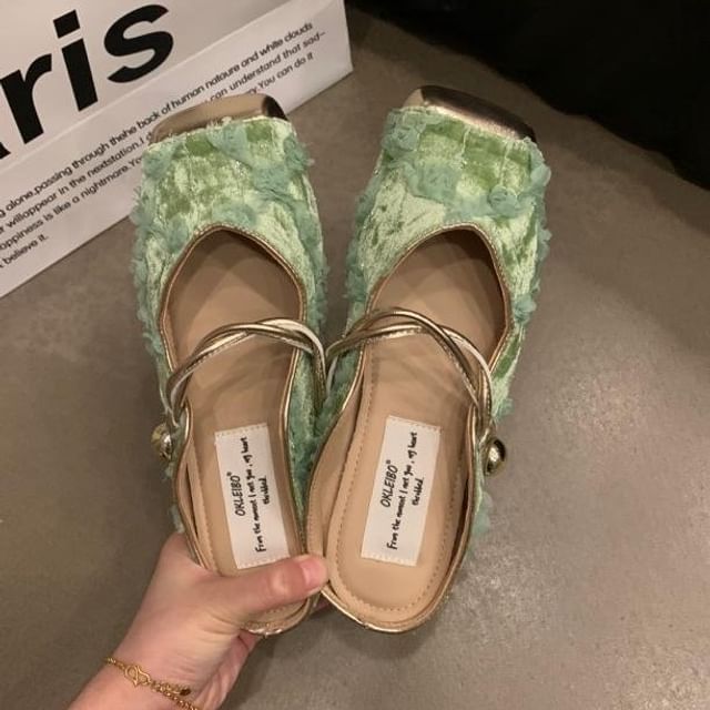 Toe Jane Mary Cap Mules