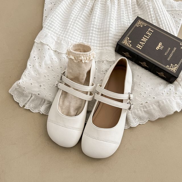 Mary Strap Jane Shoes Double