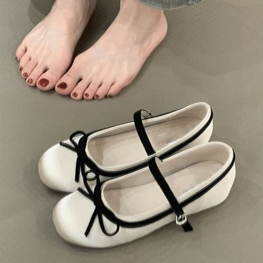 Hidden Shoes Wedge Bow Heel Two Jane Tone Mary