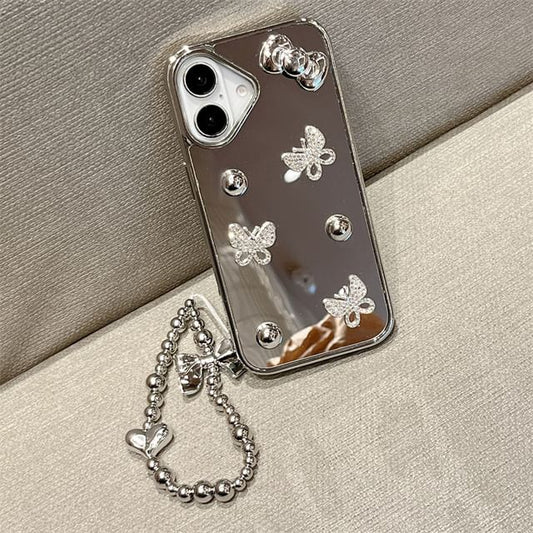 Strap Case Butterfly / Phone Mirrored Set