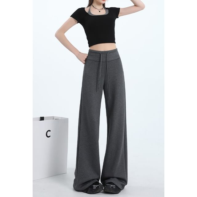 Sweatpants Waist Wide Leg Drawstring (Various Designs)