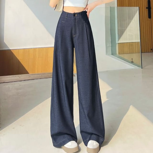 Jeans Designs) Wide Leg Waist (Various High