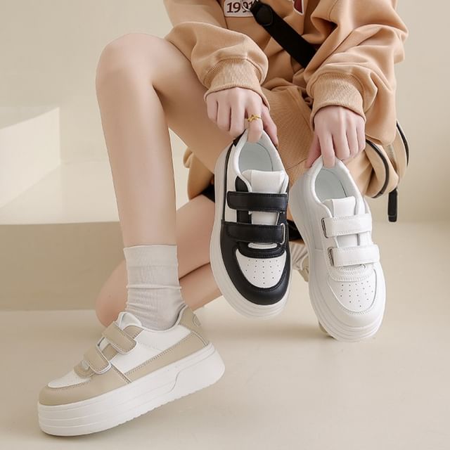 Panel Platform Sneakers