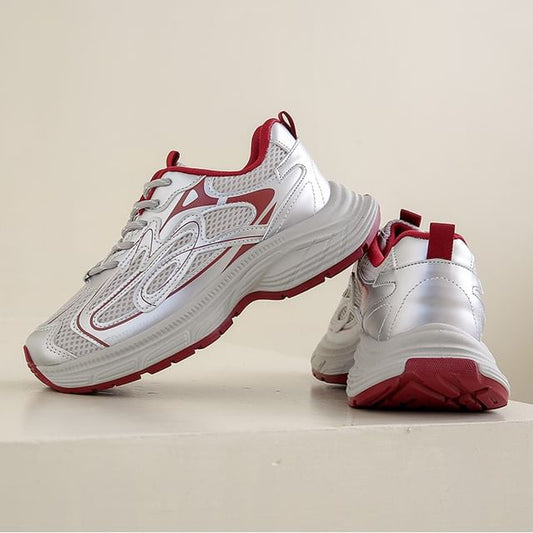 Panel Platform Mesh Sneakers