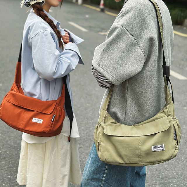 Crossbody Bag Nylon Plain