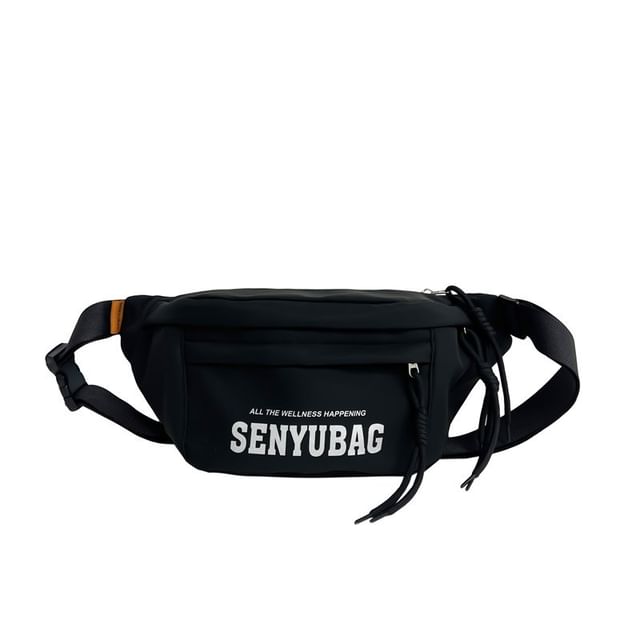 Nylon Print Belt Lettering Bag