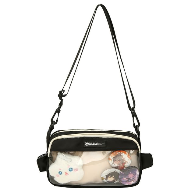 PVC Bag Panel Crossbody Nylon