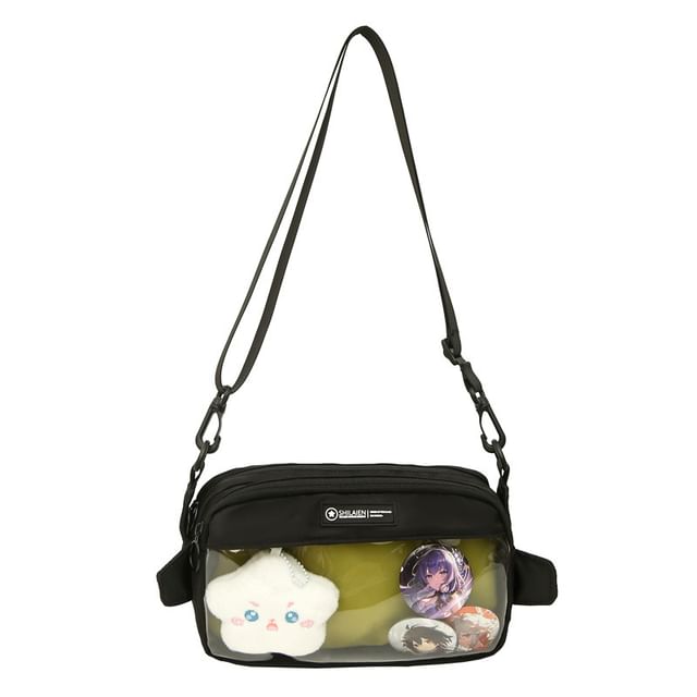 PVC Bag Panel Crossbody Nylon