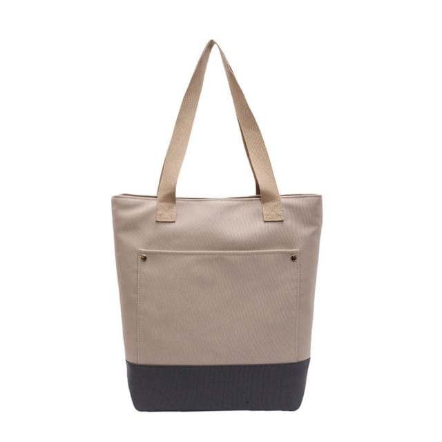 Canvas Tote Bag Two Tone