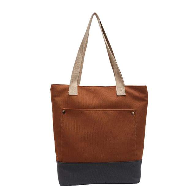 Canvas Tote Bag Two Tone