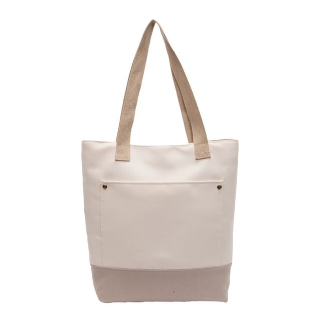 Canvas Tote Bag Two Tone