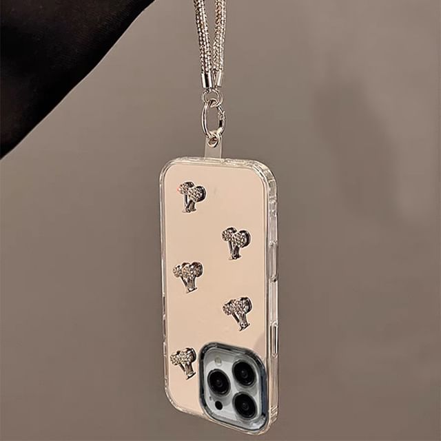 Cherry / Mirrored Set Strap Phone Case