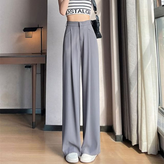 Suit Designs) Leg Pants Rise Wide (Various High Plain