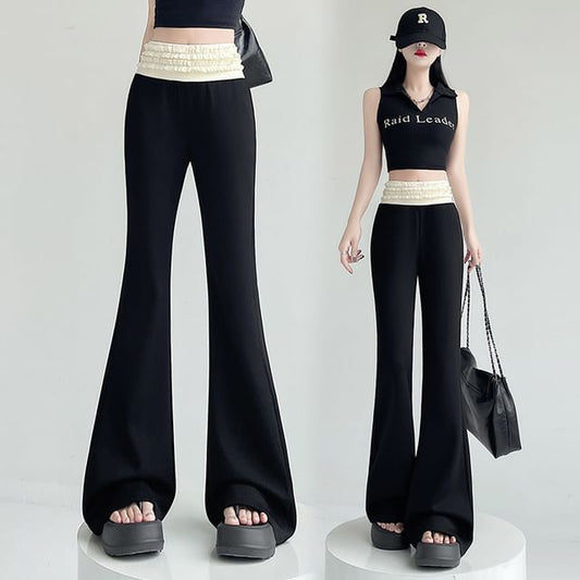 Frill (Various Flared Rise Tone Pants Designs) High Trim Two