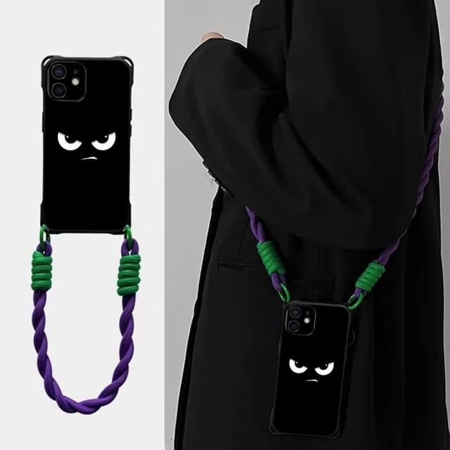 Strap Case Phone Cartoon / Lanyard Eye Set