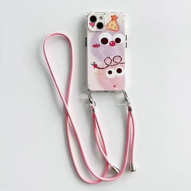 Phone Set Lanyard / Cartoon Case