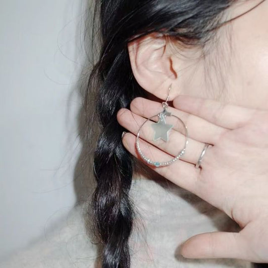 Dangle Earring Star-Shaped